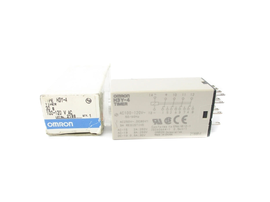 OMRON H3Y-4 30S 100-120VAC NSMP