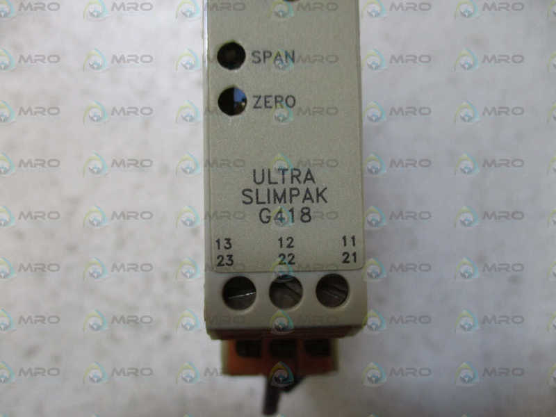ACTION INSTRUMENTS ULTRA SLIMPAK G418-0000 CONFIGURABLE ISOLATOR *USED*