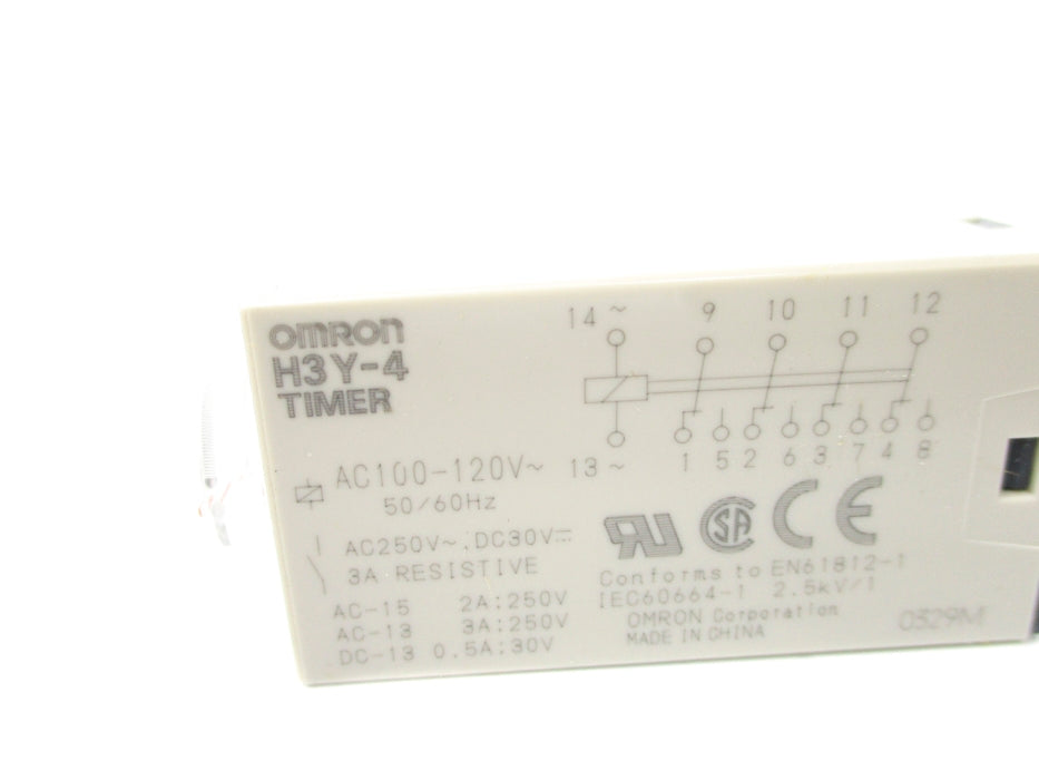 OMRON H3Y-4 0-30S 100-120VAC NSNP