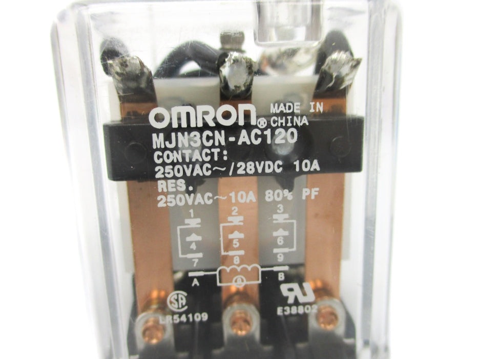OMRON MJN3CN-AC120 250VAC 10A UNMP