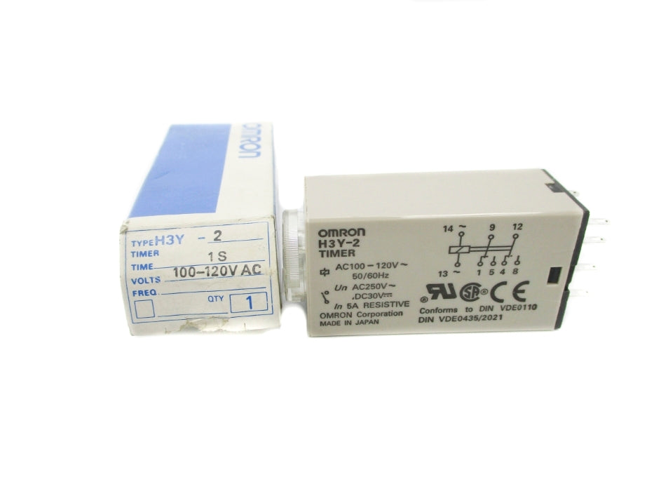 OMRON H3Y-2 1S 100-120VAC NSMP