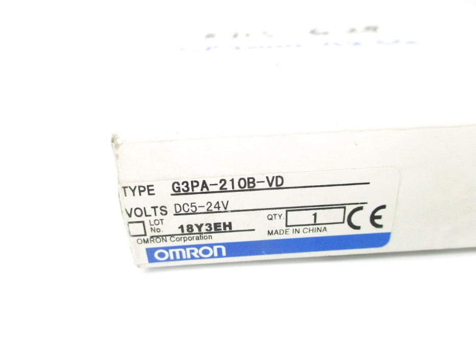 OMRON G3PA-210B -VD 5-24VDC 10A NSMP