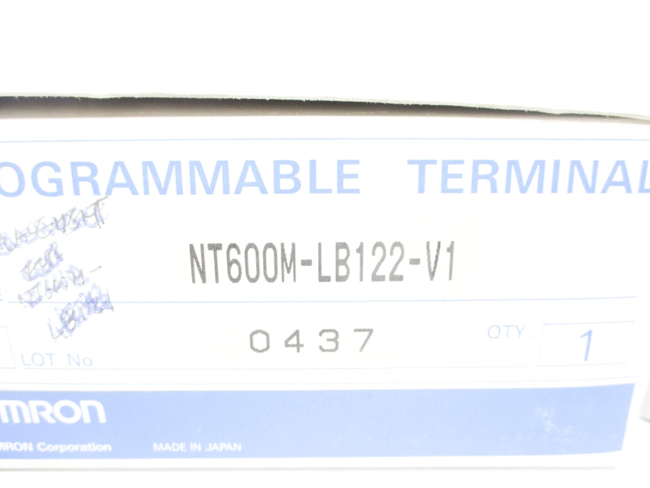 OMRON NT600M-LB122-V1 NSMP