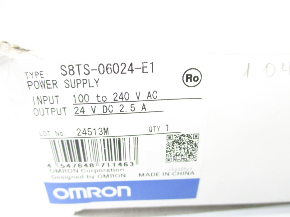 OMRON S8TS-06024-E1 100-240VAC NSMP
