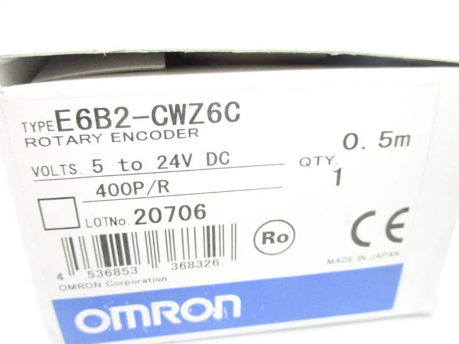 OMRON E6B2-CWZ6C 5-24VDC 400P/R 0.5M NSMP