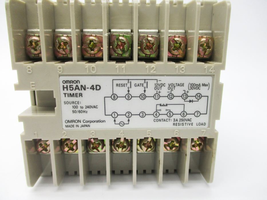 OMRON H5AN-4D 100-240VAC UNMP