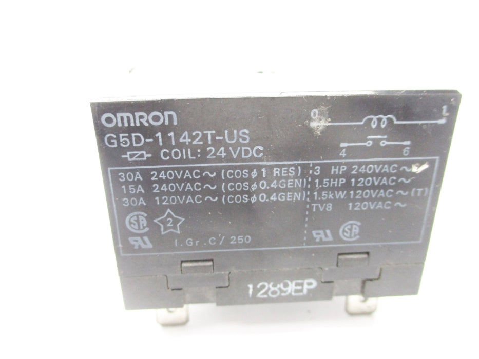 OMRON G5D-1142T-US 24VDC 30A UNMP