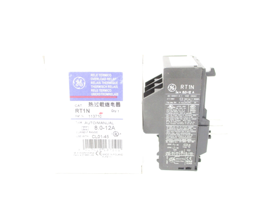 GENERAL ELECTRIC RT1N 8-12A NSMP