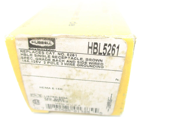 HUBBELL HBL5261 125V 15A NSMP