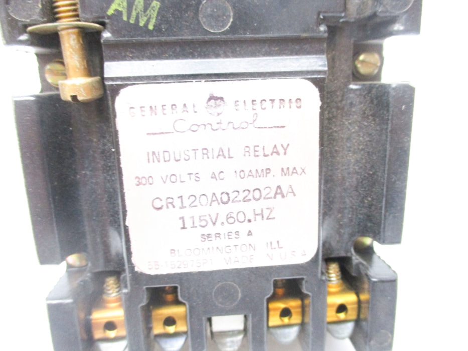 GENERAL ELECTRIC CR120A02202AA SER. A 10A 115V NSNP