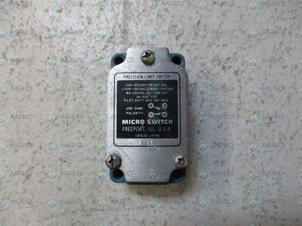 MICROSWITCH 4LS1 PRECISION LIMIT SWITCH (AS PICTURED) *USED*