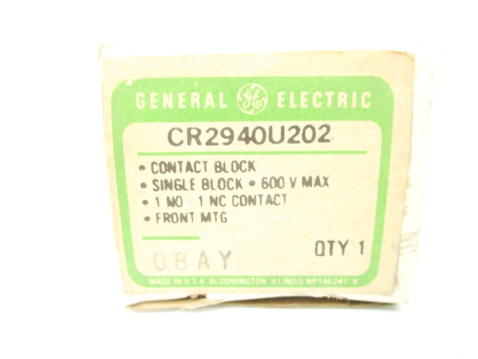GENERAL ELECTRIC CR2940U202 NSMP