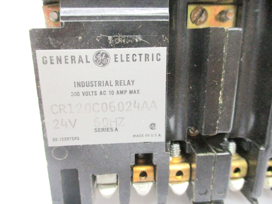 GENERAL ELECTRIC CR120C06024AA 24V 10A NSNP