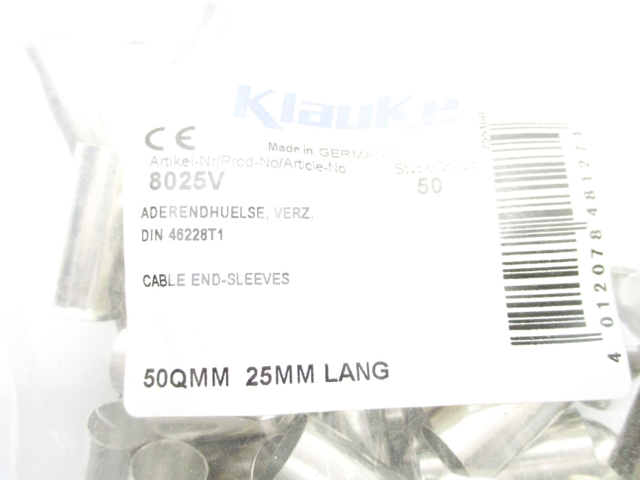 KLAUKE 8025V (PKG OF 50) NSMP