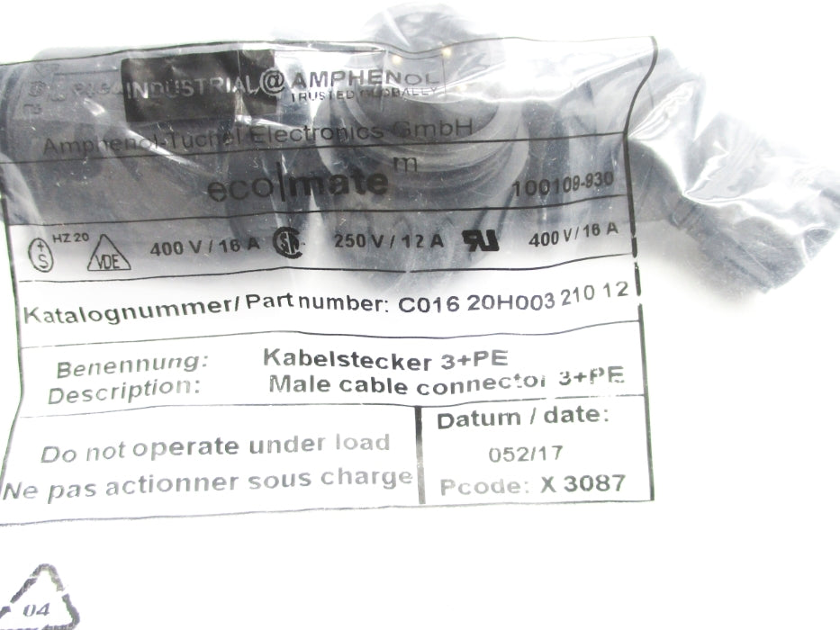 AMPHENOL C01620H00321012 NSMP