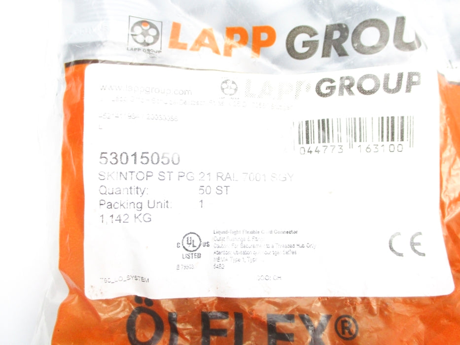 LAPP GROUP 53015050 (PKG OF 50) NSMP
