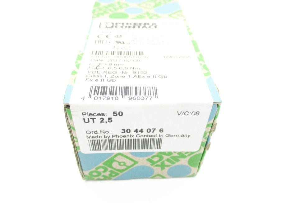 PHOENIX CONTACT UT2.5 3044076 (PKG OF 50) NSFS