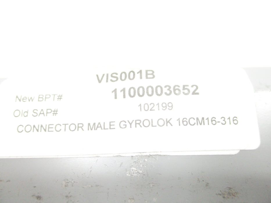 GYROLOK 16CM16-316 (LOT OF 4) NSNP