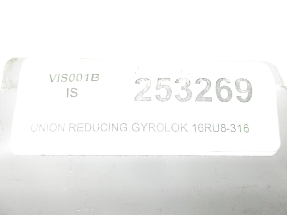 GYROLOK 16RU8-316 (LOT OF 2) NSNP