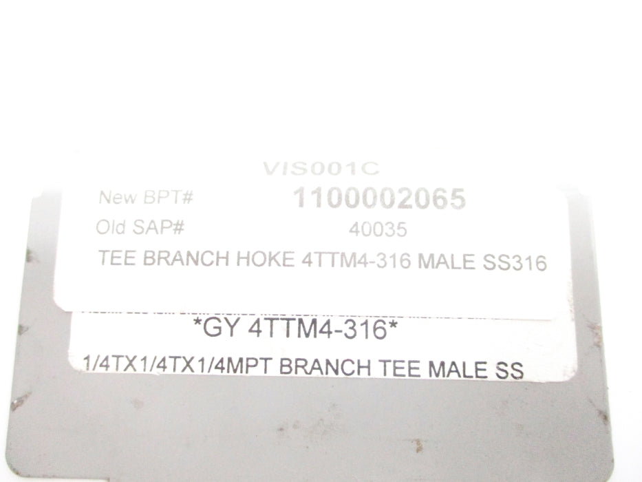 HOKE 4TTM4-316 (LOT OF 5) NSNP
