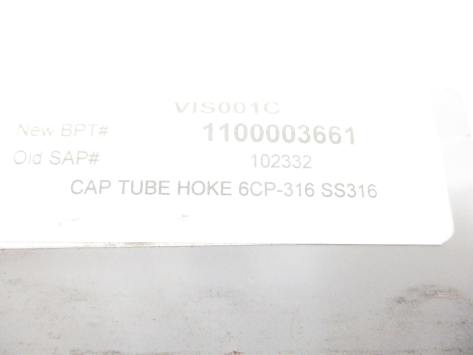 HOKE 6CP-316 (LOT OF 9) UNMP