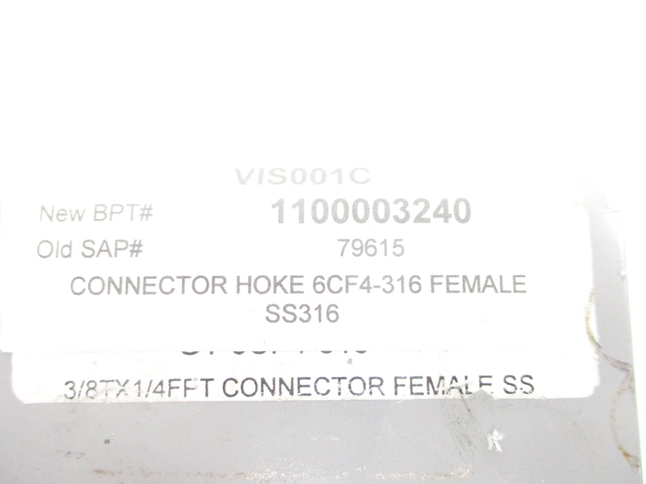 HOKE 6CF4-316 (LOT OF 2) NSNP