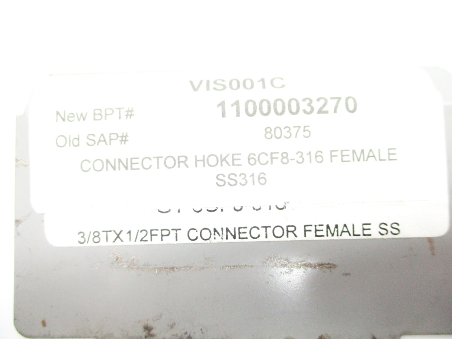 HOKE 6CF8-316 (LOT OF 3) NSNP