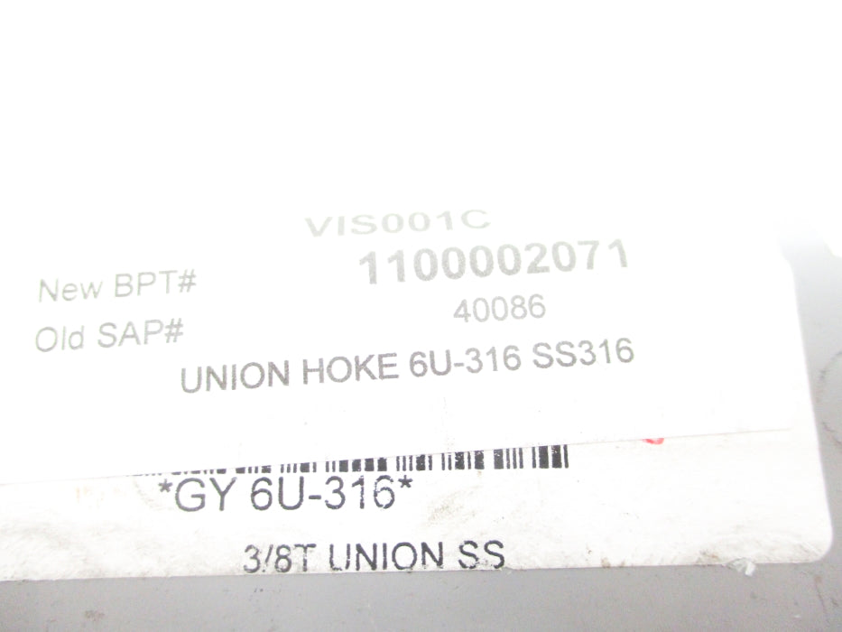 HOKE 6U-316 (LOT OF 3) UNMP