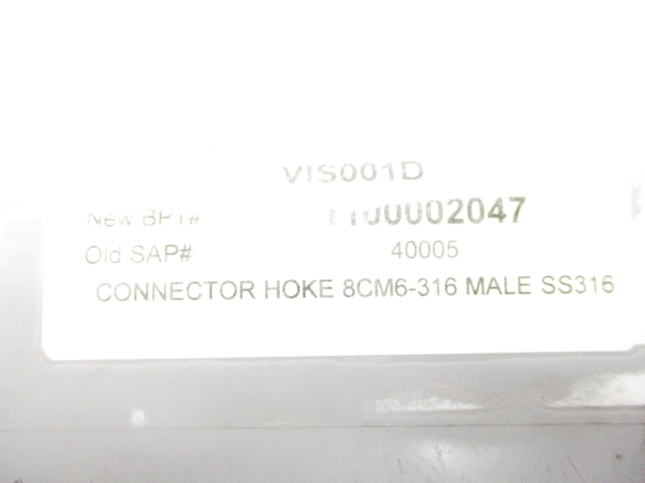 HOKE 8CM6-316 (LOT OF 4) NSNP