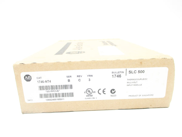 ALLEN BRADLEY 1746-NT4 SER. B F/W 3 DATE: 2012 NSFS
