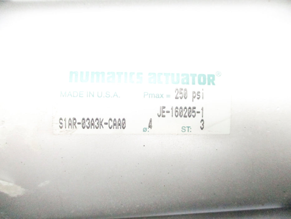 NUMATICS S1AR-03A3K-CAA0 250PSI NSNP