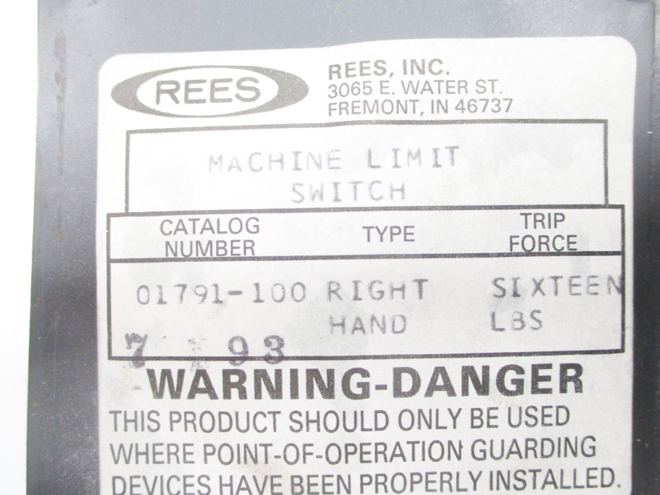 REES 01791-100 NSNP