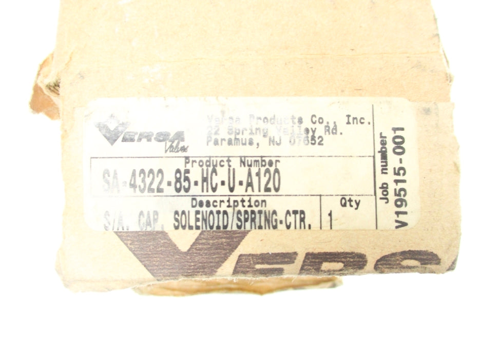 VERSA SA-4322-85-HC-U-A120 110/120V NSMP