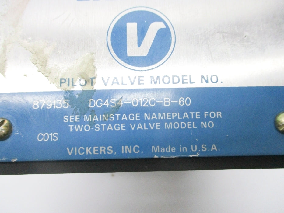 VICKERS DG4S4012CB60 897135 (AS PICTURED) NSNP