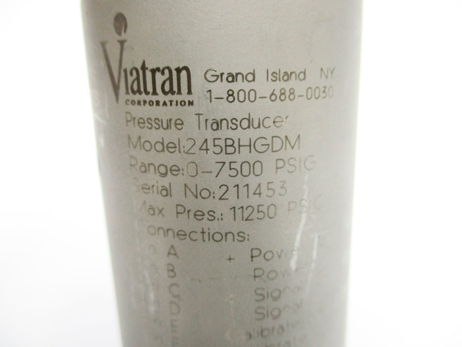VIATRAN 245BHGDM 0-7500PSIG UNMP