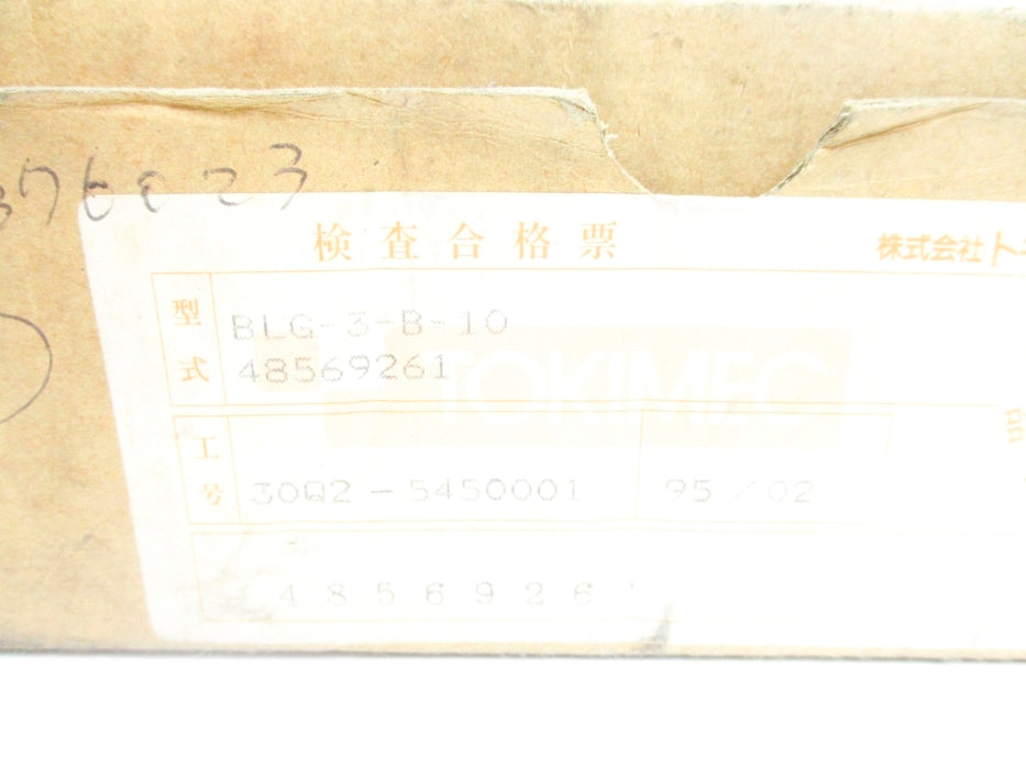 TOKIMEC BLG-3-B-10 NSMP