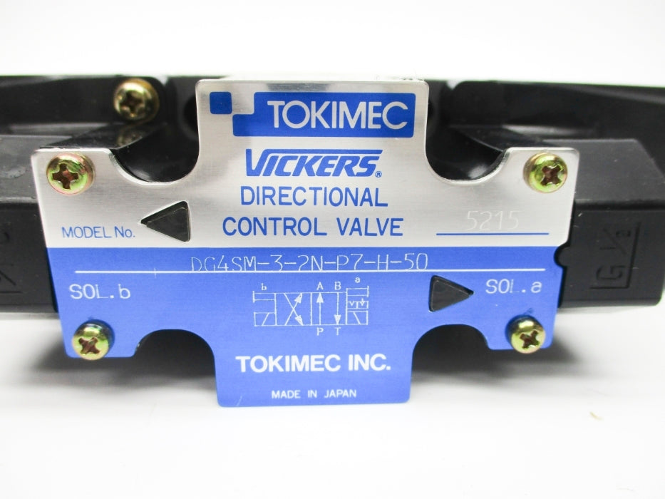 TOKIMEC DG4SM32NP7H50 24VDC NSMP