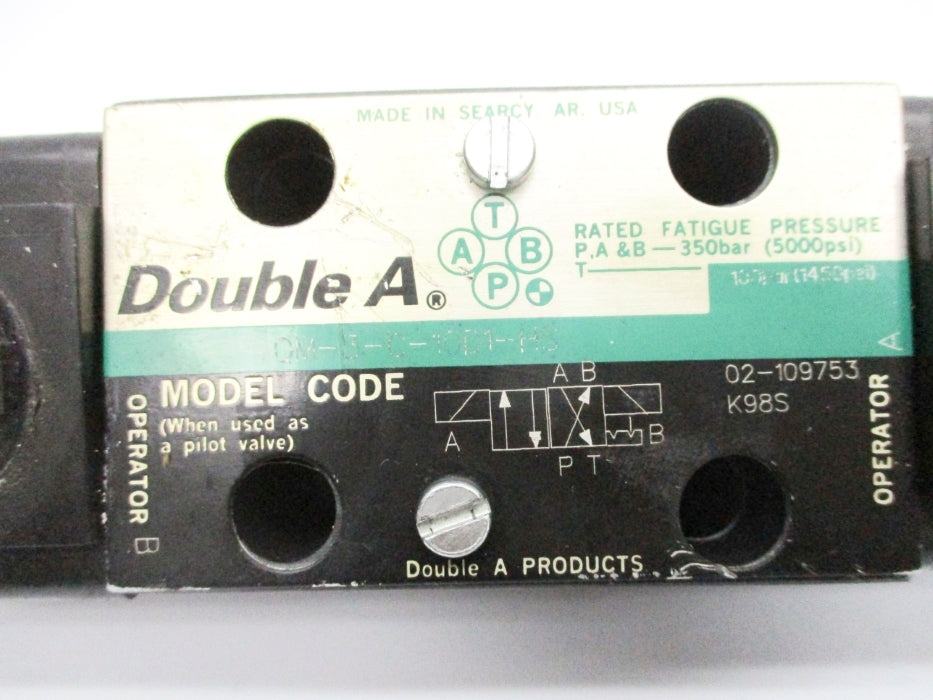 DOUBLE A QM3C10D1HS 02-109753 1450PSI 110/120V UNMP