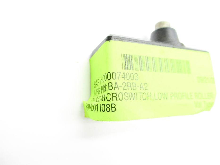 MICRO SWITCH BA-2RB-A2 UNMP