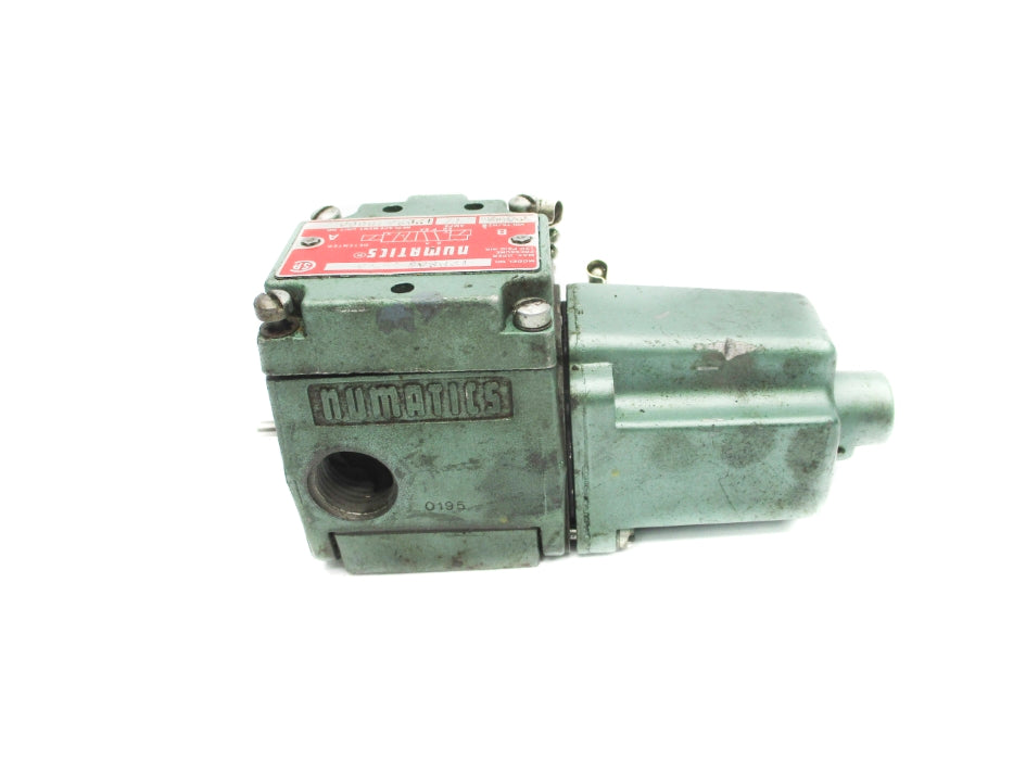 NUMATICS 12DSA4000A 120V 150PSIG UNMP