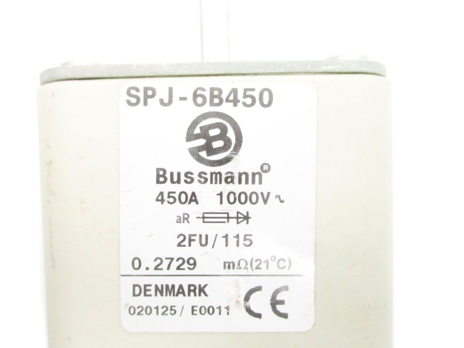 BUSSMANN SPJ-6B450 450A 1000V UNMP