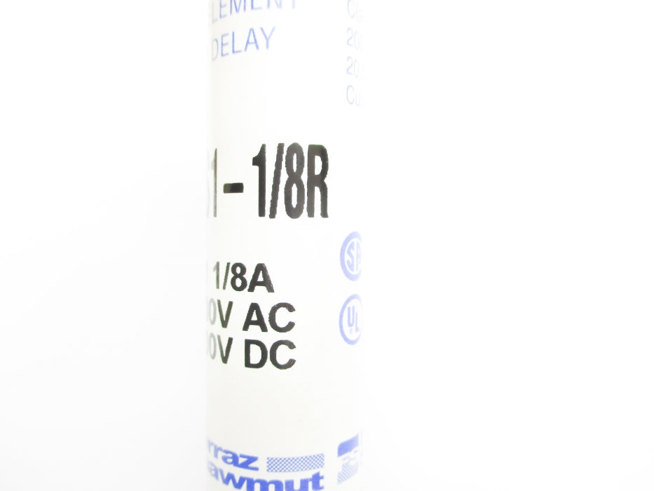 FERRAZ SHAWMUT TRS1-1/8R 1-1/8A 600VAC/DC NSNP