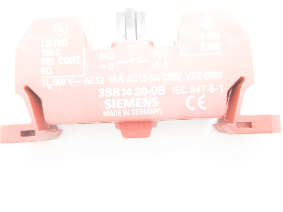 SIEMENS 3SB1420-0B (AS PICTURED) NSNP