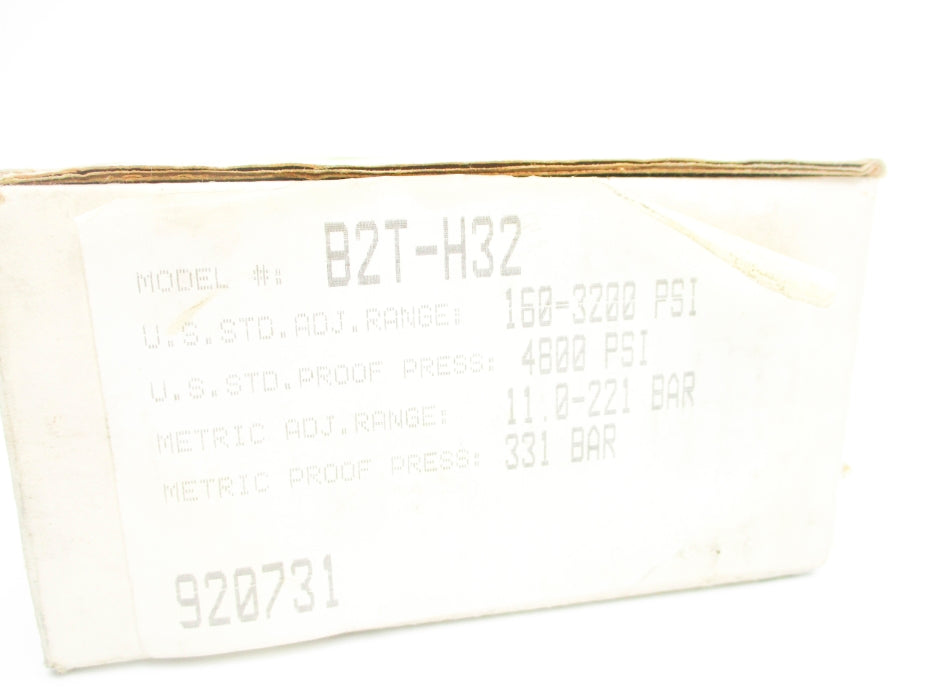 BARKSDALE B2T-H32 160-3200PSI NSMP