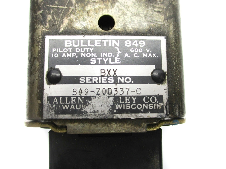 INDUSTRIAL SPARE PART 849-BXX 110/120V 10A UNMP