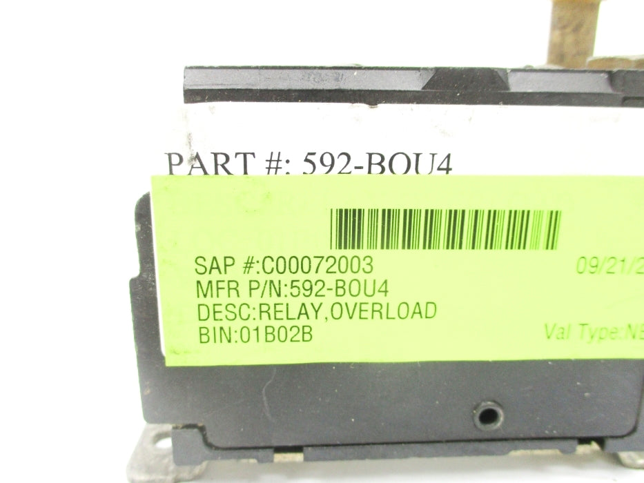 INDUSTRIAL SPARE PART 592-BOU4 UNMP