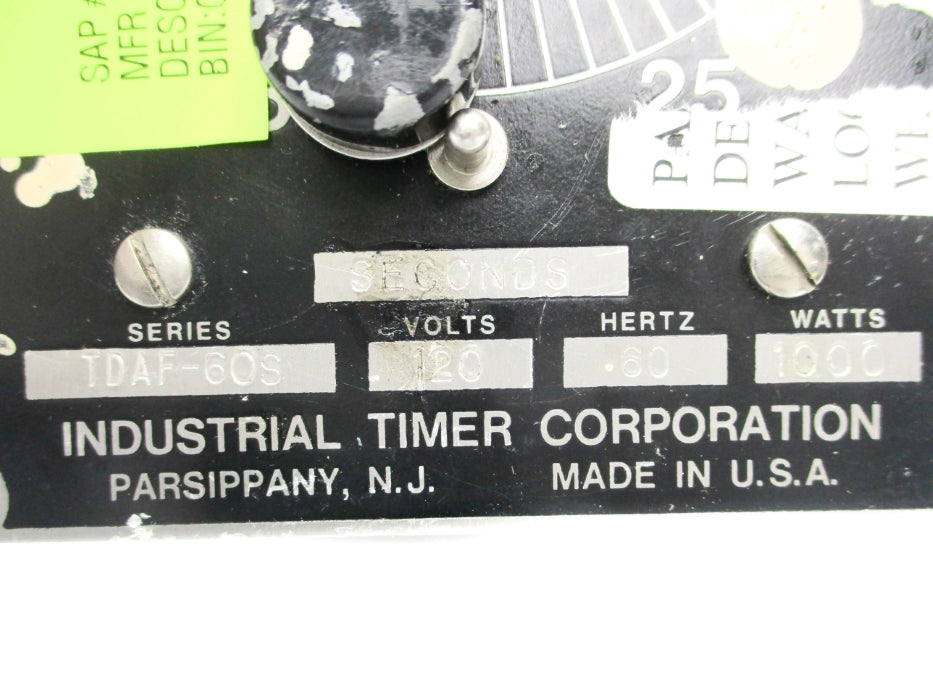TIMER TDAF-60S 1-60S UNMP