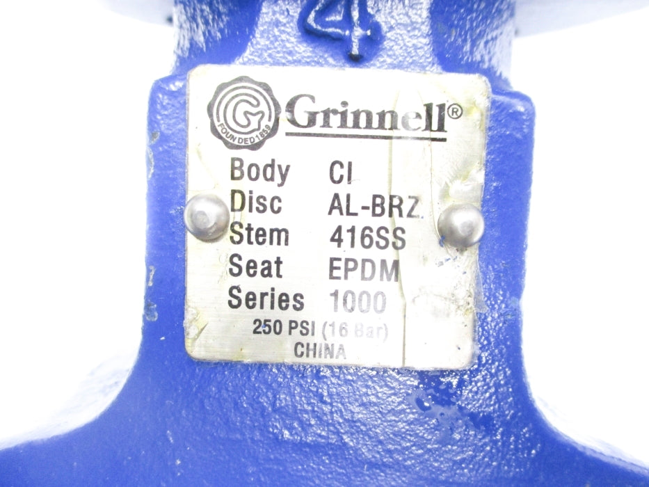GRINNELL CIAL-BRZ SERIES 1000 250PSI NSNP