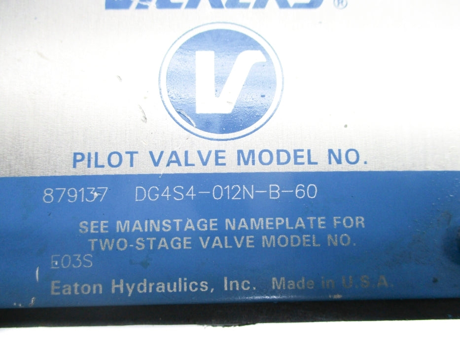 VICKERS DG4S4012NB60 879137 110/120V UNMP