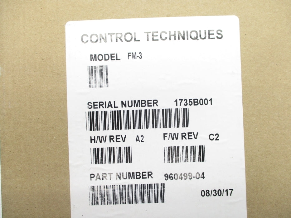 CONTROL TECHNIQUES FM-3 NSMP